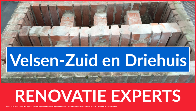 gehele schoorsteenrenovatie in Velsen-Zuid en Driehuis